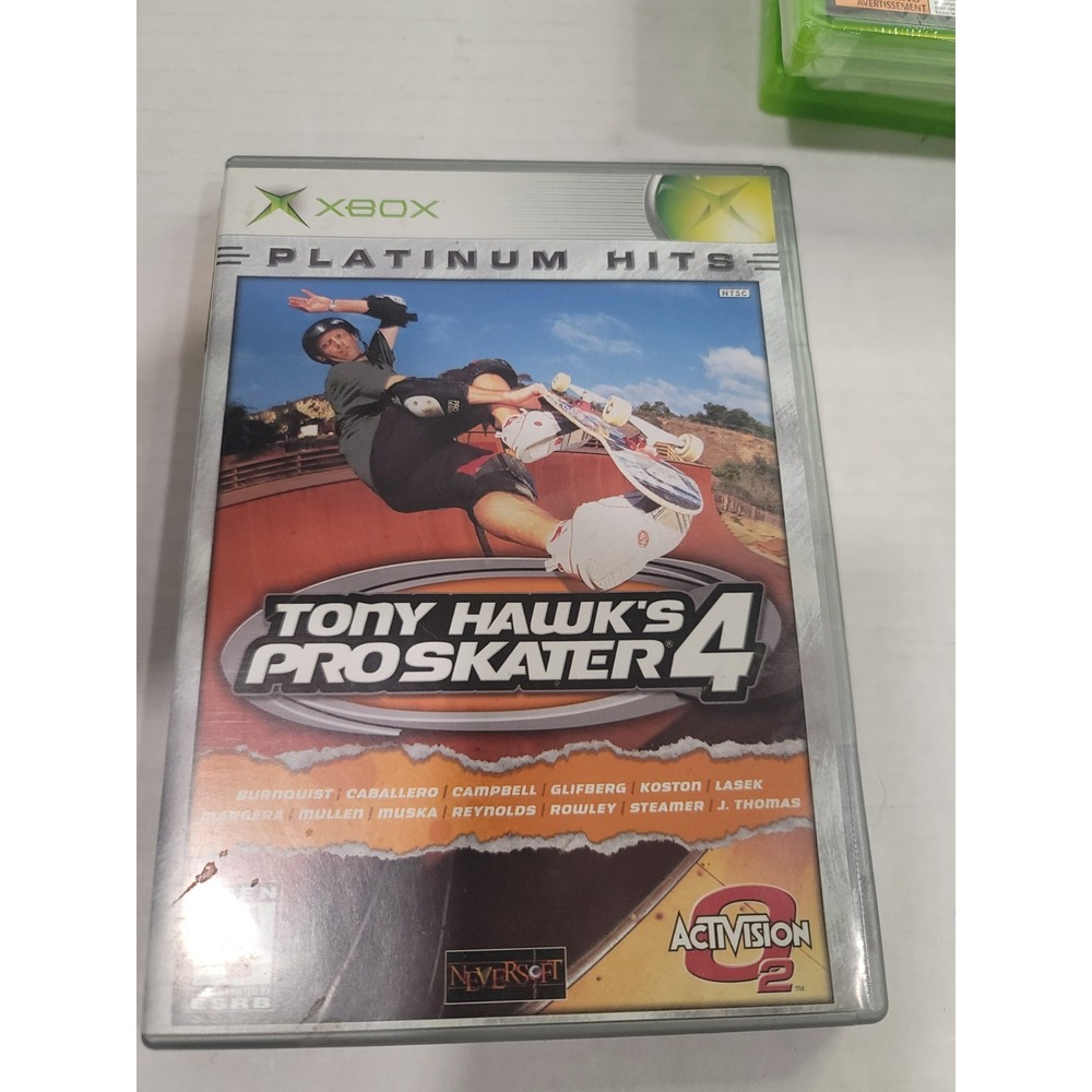 Tony Hawk 4 - Microsoft Xbox complete with instructions.